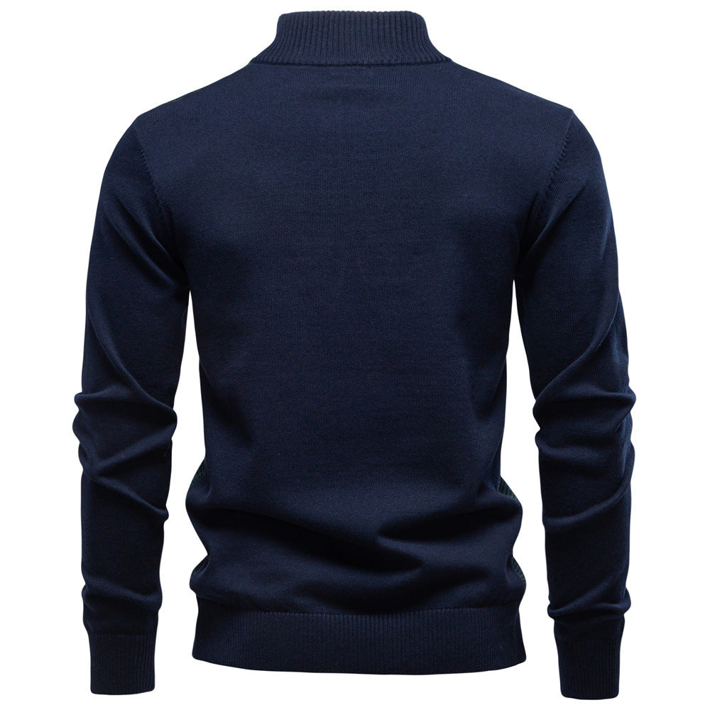 Men’s  Half-Zip Knit Sweater