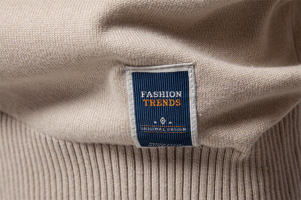 Classic Half-Zip Knit Sweater
