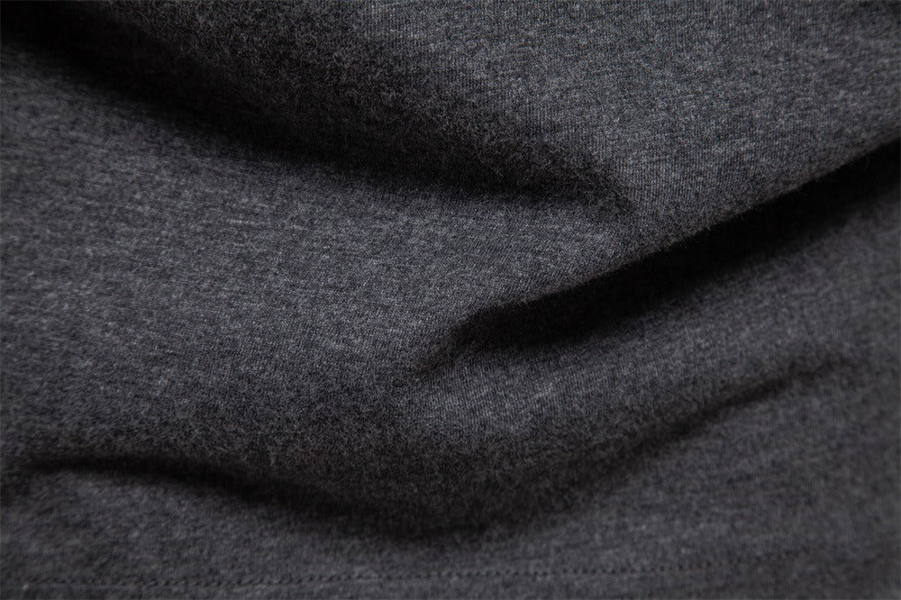 Cotton V-Neck Long Sleeve T-Shirt
