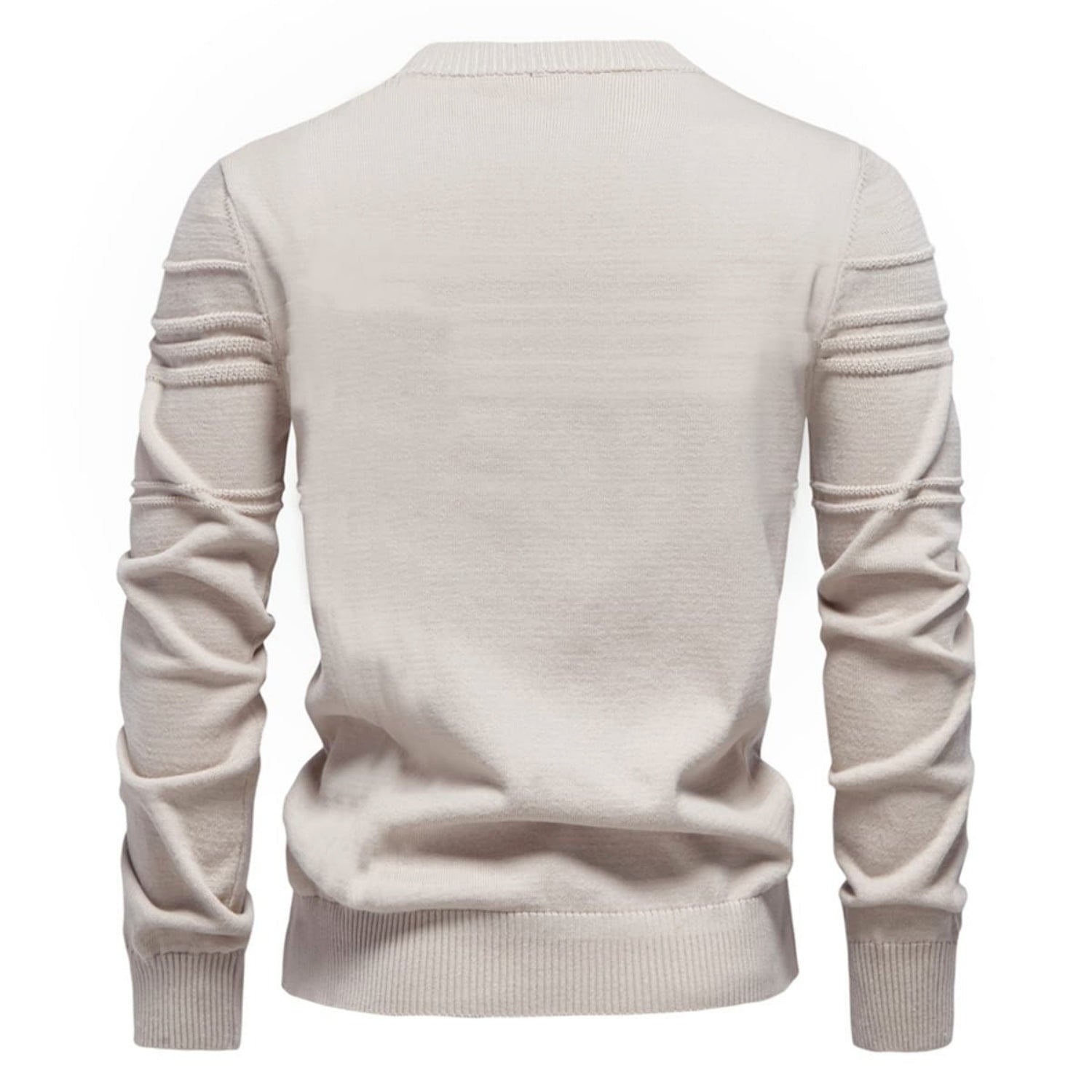 Men's Crosshatch Crew Neck Knit Sweater