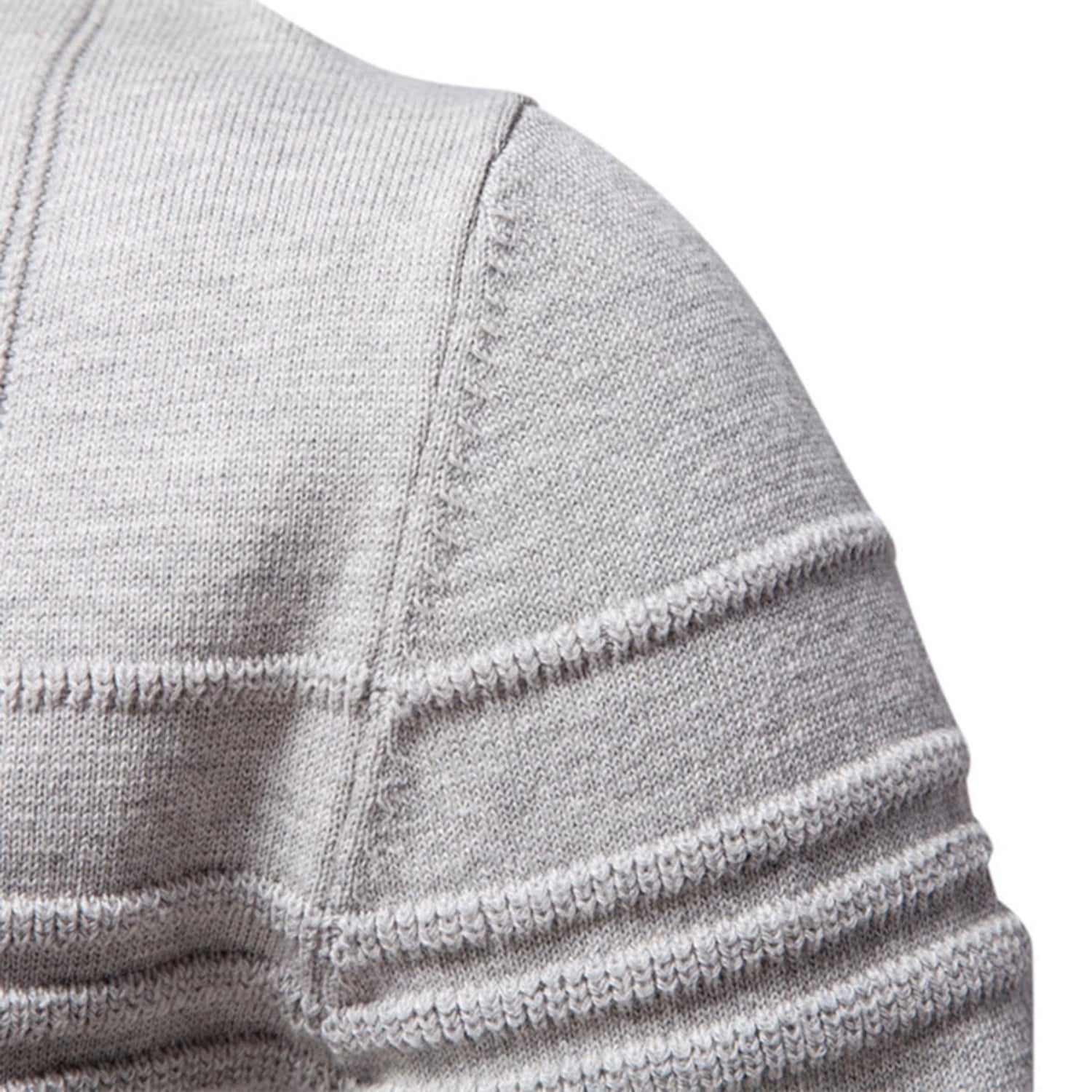 Men's Crosshatch Crew Neck Knit Sweater