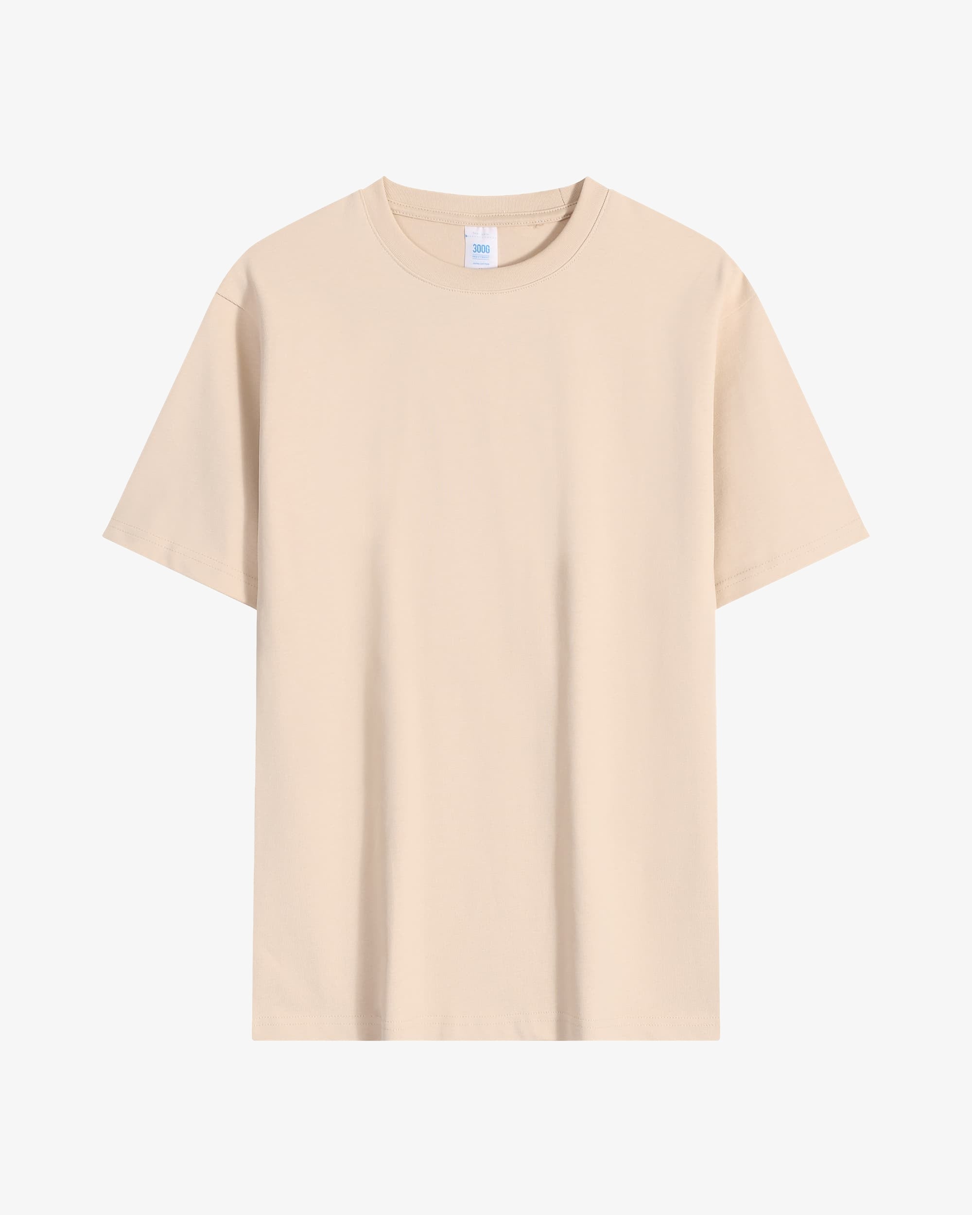 Light Cream Oversized Cotton T-Shirt