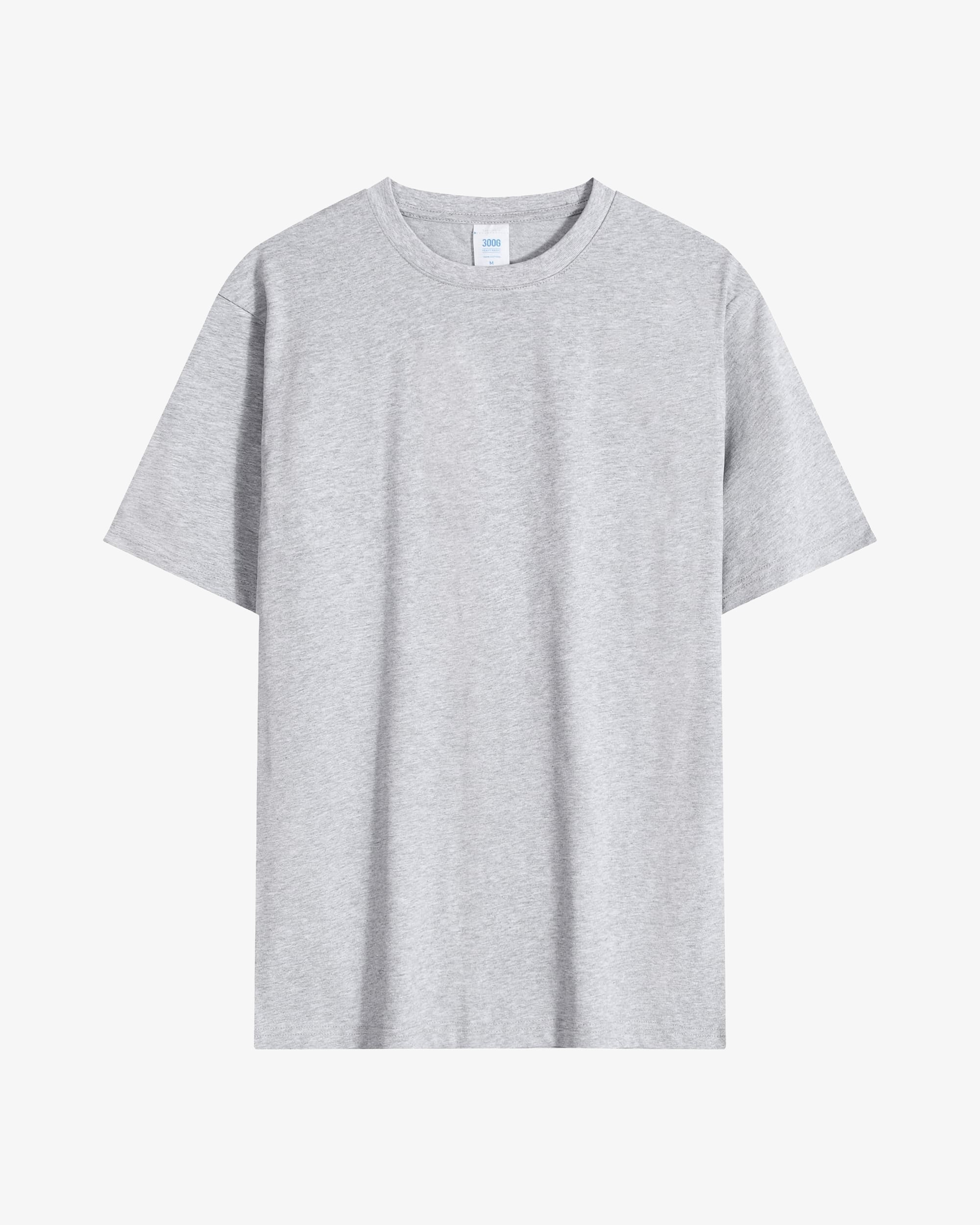 Light Gray Oversized Cotton T-Shirt