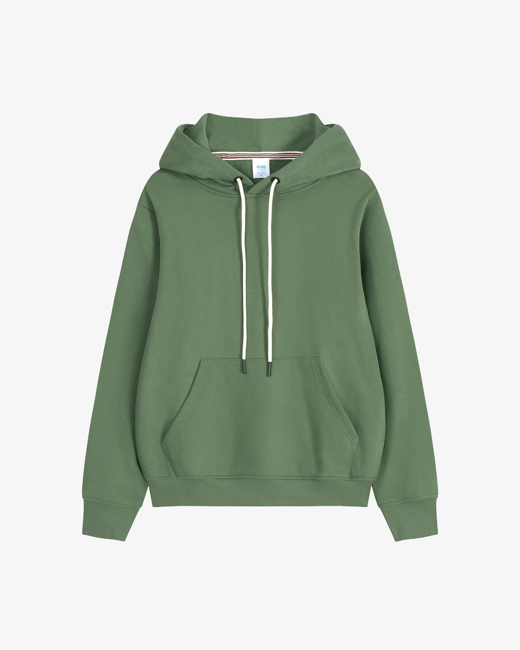 Moss Green Oversized Fleece Hoodie