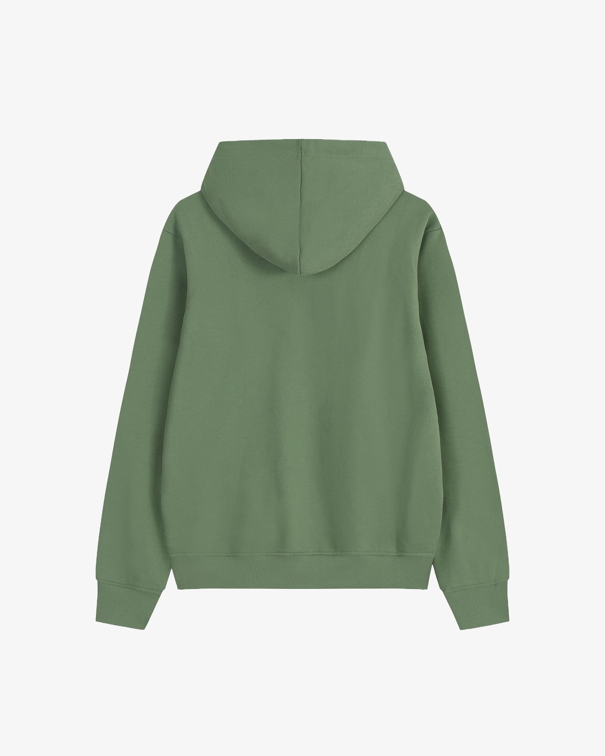 Moss Green Oversized Fleece Hoodie