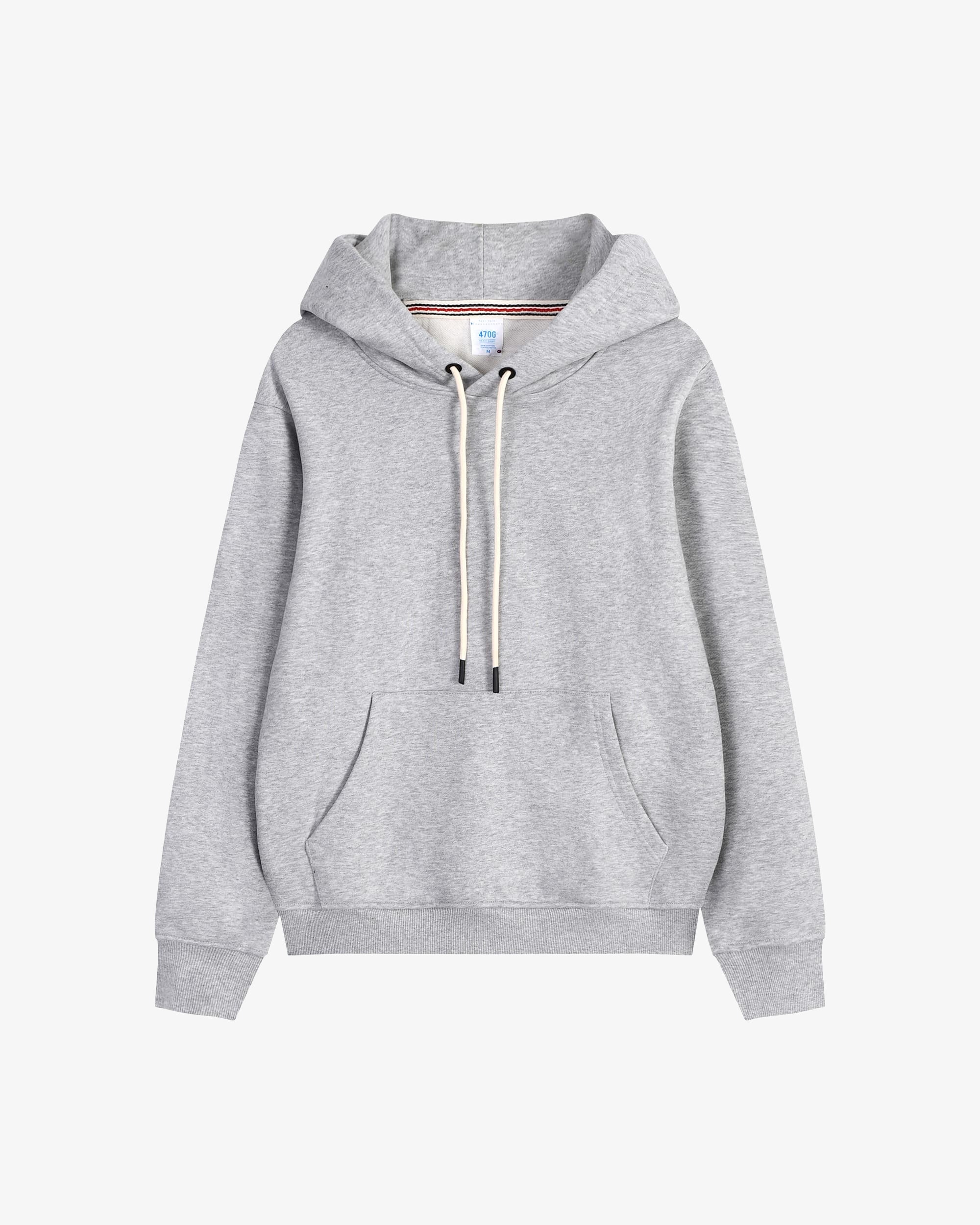 Soft Gray Oversized Weighted Hoodie