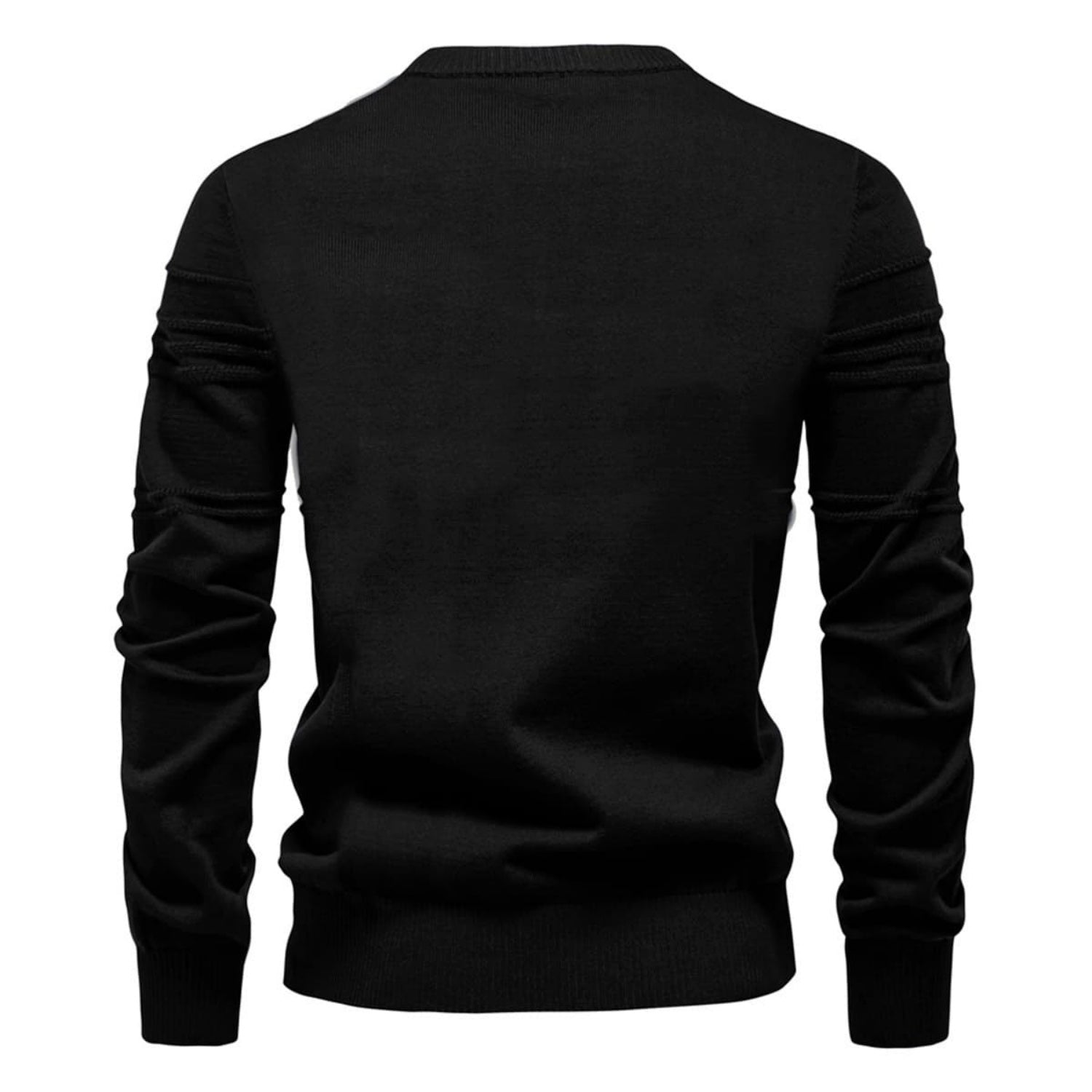 Men's Crosshatch Crew Neck Knit Sweater