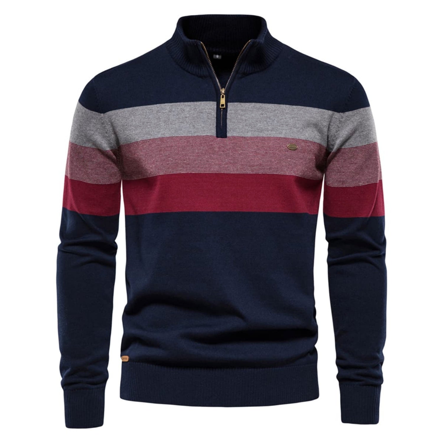 Men’s Classic Colorblock Half-Zip Sweater